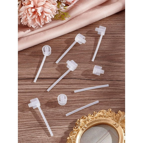 20 Sets Spray Bottle Replacement Plastic Spray Bottle Replacement Dispensing Pump Top Fine Mist Sprayer Caps Spray Nozzel Replacement for Cosmetic Bottles Pump Top Head Elegant Gifts for DIY