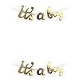 thumbnail image 4 of Guardoinrt Good Demonstrating Effect And Stand-out Shower Banner Metal Luster Home Gold it'saboy 2Set, 4 of 5