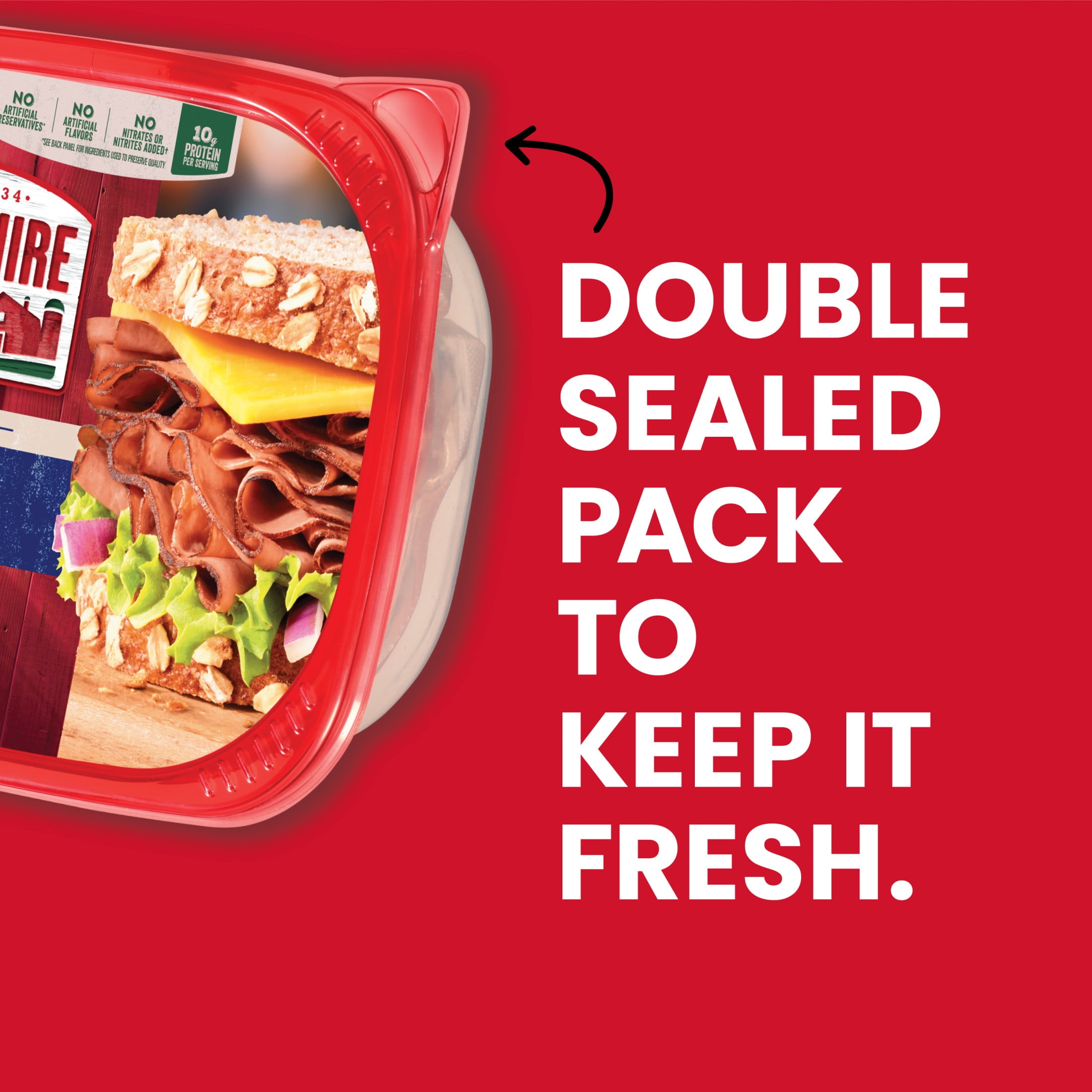 Hillshire Farm Ultra Thin Sliced Roast Beef Lunchmeat, 7 oz Plastic Tub, Refrigerated