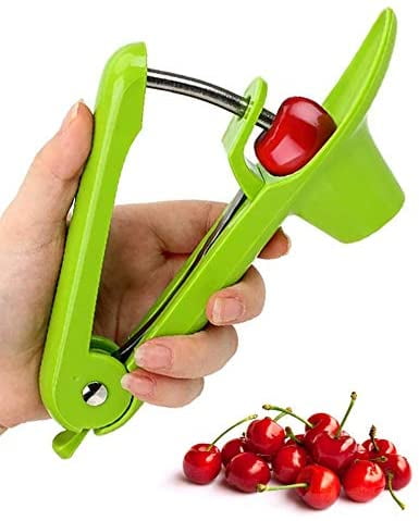 Cherry Pitter Cherry Seed Remover Olives Pitter Tool Cherries Corer Pitter Tool With Space Saving Lock Design Multi Function Fruit Pit Remover For Making Cherry Jam Walmart Com