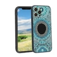 thumbnail image 1 of Compatible with iPhone 12 Pro Max Phone Case, Mandala-13 Case Men Women, Flexible Silicone Shockproof Case for iPhone 12 Pro Max, 1 of 1