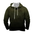 thumbnail image 1 of Rbaofujie Chandails à Capuche Mode Homme Couvre-Chef Dégradé de Couleur Mouvement Chandail à Capuche Chandails à Capuche Hauts Blouse Chandail Ras du Cou Homme, 1 of 4
