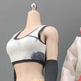 thumbnail image 1 of Accesorios de chaleco de moda 1/6, ropa en miniatura, ropa de muñeca hecha a mano para vestir modelo de muñeca de 12" Blanco CUTICAT  Figura chaleco, 1 of 8