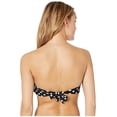 thumbnail image 4 of Kate Spade New York BLACK DOT Polka Dot Bandeau Bikini Swim Top, US Large, 4 of 4