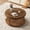 Round-Walnut Brown B--31.5 Inch, variant on Hemvt 42 Inch Lift Top Coffee Table with Storage Compartment, Hydraulic Lift Coffee Table for Living Room with Fluted Design, Farmhouse Center Table with Rounded Safety Corners