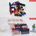 thumbnail image 3 of KINGROW Estante organizador de esmalte de uñas, estante de exhibición de acrílico de 6 capas, estante para anteojos, almacenamiento de tinta para aceites esenciales, capacidad para hasta 96 (se adapta, 3 of 5