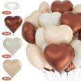 thumbnail image 2 of Heart Balloons for Valentines Day Decor Accessories, 18 In Large Heart Balloon Foil Rose Red Heart Balloons for Romantic Night Wedding Bridal Shower Decorations, 2 of 8