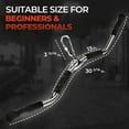 thumbnail image 5 of Yes4All Wide Grip LAT Pull Down Bar Attachments with Rubber Handles/Curl LAT Pulldown Attachment for Gym Equipment, Press Down Bar/Cable Attachment Rubber Handgrips, 5 of 7