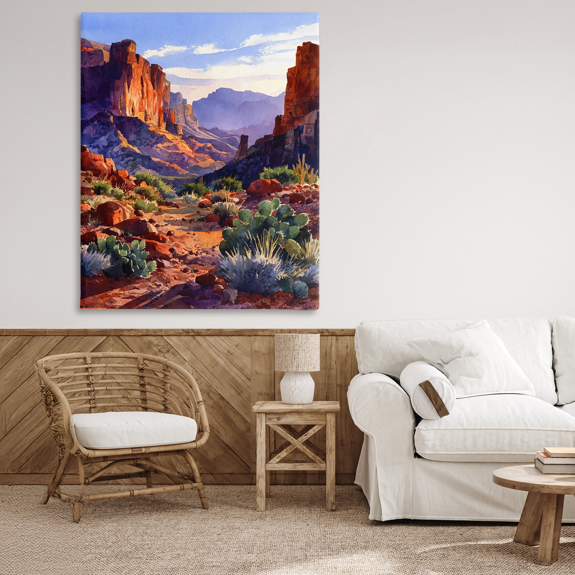 Stupell Industries Western Colors Earthy Desert Canvas Wall Art, design by Franklyn Gregory