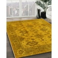 thumbnail image 2 of Ahgly Company Indoor Rectangle Mid-Century Modern DarkOrange Oriental Area Rugs, 5' x 7', 2 of 6