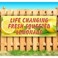 thumbnail image 2 of Life Changing Lemonade 13 oz Banner | Non-Fabric | Heavy-Duty Vinyl Single-Sided With Metal Grommets, 2 of 5