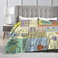 thumbnail image 4 of Love You So Math Blanket Gifts For Kids Adults - Lightweight Throw Blanket For Bedroom Living Room Decor Soft Fuzzy Fleece Cozy Plush Bed Couch 40"X30", 4 of 7
