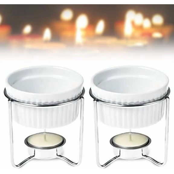 Ceramic Butter Warmers for seafood, Butter Melter Set of 2$$Home Decor, Kitchen, & Other