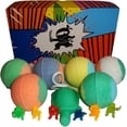 thumbnail image 1 of KIDS BATH BOMBS WITH A SURPRISE NINJA TOY INSIDE & TURTLE SOAP ON THE ROPE Colored XL Bath Bombs, 1 of 6
