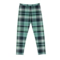thumbnail image 4 of Toddler Girl Leggings Plaid Criss Cross Trendy Stretch Comfortable Cotton Pants Lightweight Skinny Kids Fall Outfits, Green, 7 Years, 4 of 6