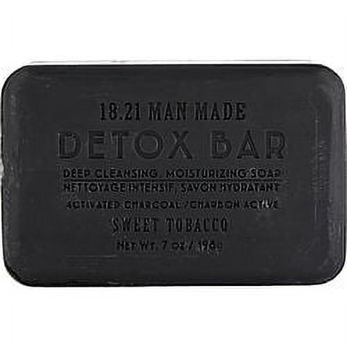 18.21 MAN MADE by 18.21 MAN MADE, Savon en Barre Détox (Tabac Sucré) --198g/7oz