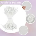 thumbnail image 5 of 1600PCS White Pearl Double Heads Flower Stamen Handmade Floral Stamens Pistil Artificial Flores Pearlized 2mm Floral Pollens for Flower Card Making Scrapbook Decoration Handicrafts, 5 of 5