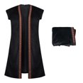 thumbnail image 6 of FASHOFT Adult Renaissance Pirate Halloween Long Embroidered Vest Cosplay Outfit Stage Performance Theme Party Fancy Dress Up Halloween L, 6 of 9