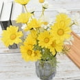 thumbnail image 5 of Artificial Daisy Flowers 6 Bundles 21” Faux Silk Daisy Flowers with Stems for Home Garden Vase Decor, 5 of 8