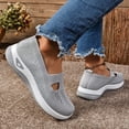 thumbnail image 5 of Dakaela Women's Woven Orthopedic Shoes 2025 Arch Support Wide Width Soft Slip on Walking Sneakers, 5 of 8