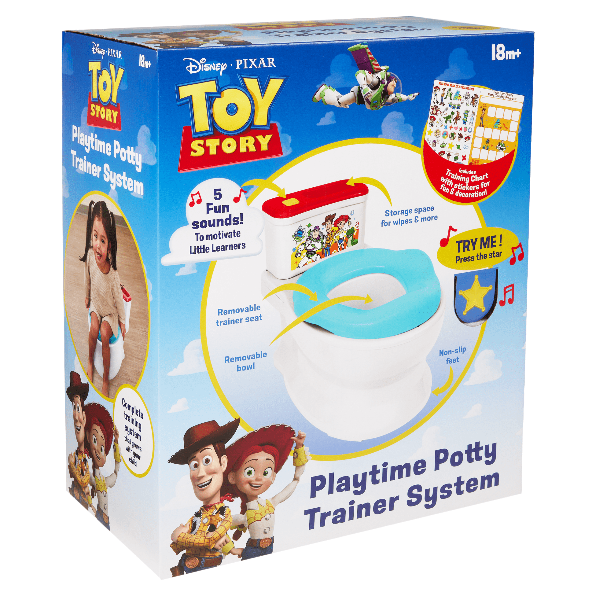 Toy Story Potty Trainer System with Sound for Toddlers