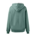 thumbnail image 5 of SGMVNU Women's Oversized Hoodie Cute Pullover Hoodies Loose Streetwear Hooded Sweatshirt with Pocket Fall Winter Outfits(Dark Green,M), 5 of 6
