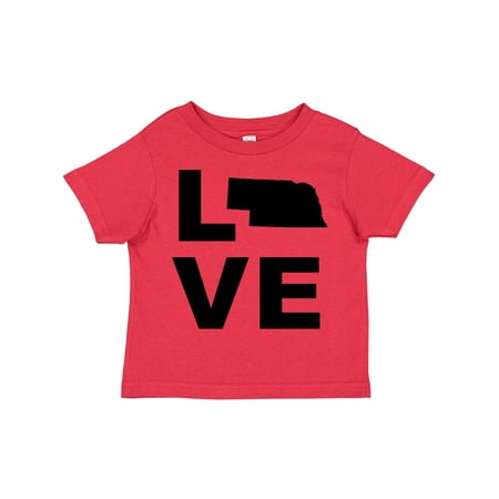 

Inktastic Love Nebraska Gift Toddler Boy or Toddler Girl T-Shirt