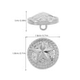 thumbnail image 2 of PTOOTP 100Pack Metal Star Buttons for Suits and Jackets Elegance Addition Five-Pointed Star, 2 of 8
