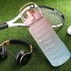 thumbnail image 4 of Botella de agua deportiva de 2000ml con marcador de tiempo para deportes al aire libre Fitness viaje portátil vasos para bebidas sin BPA FLhrweasw Nuevo, 4 of 8