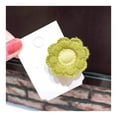 thumbnail image 3 of Hair pins Brooch Dual-Use Cute Little Flower Pin Duckbill Clip Hairpin Jewelry 1pcs Women Girls Knitted Fabric Flower Hairpin (Color : 1), 3 of 5