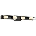 thumbnail image 2 of Nuvo Lighting Jenkins 32 Inch 4 Light LED Vanity Matte Black with Frosted Glass, 2 of 5