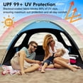 thumbnail image 3 of Carpa de playa WhiteFang Blue, portátil, para 3 personas, con protección UV, 3 of 7