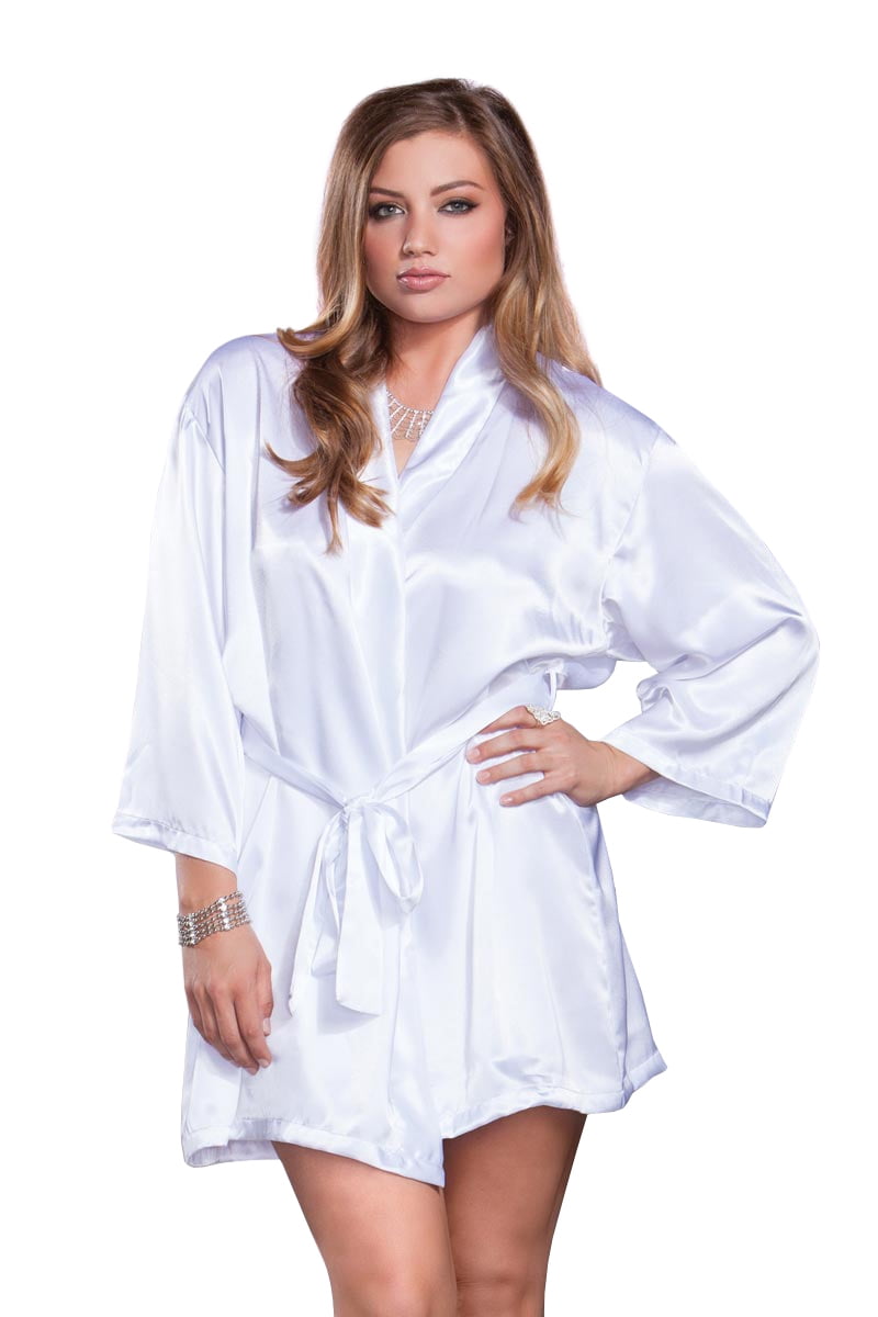 plus size bride robes