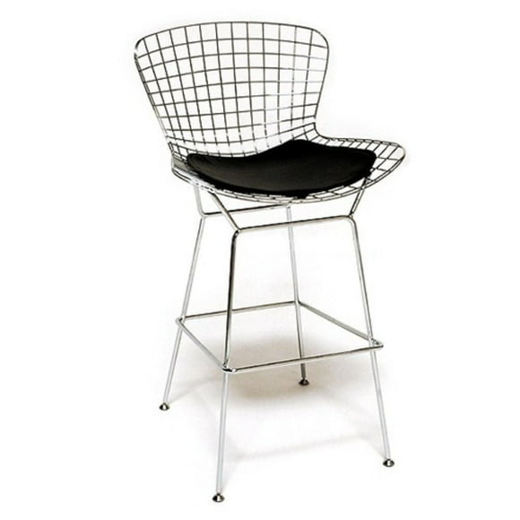 Tabouret de bar Bertoia de Nicer Furniture en noir
