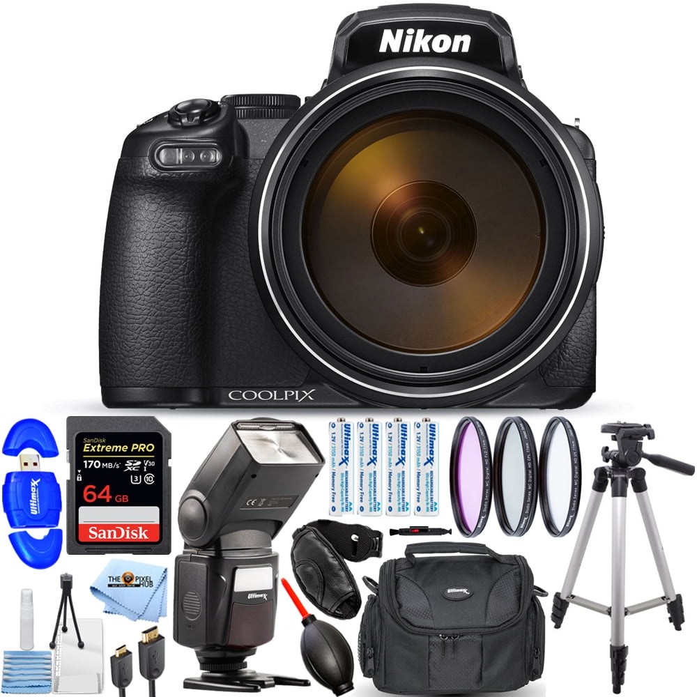 Nikon COOLPIX P1000 16MP Digital Camera 26522 Pro Bundle Includes