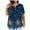 JB07-Dark Blue, variant on IYYVV Womens Tops Plus Size Summer Flowy Soft Button Down V Neck Maternity Shirts Floral Pattern T-Shirt Short Sleeve Tunic Sweatshirt Fall Workout Clothes Navy 4XL