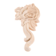thumbnail image 1 of 1 unid flor sin pintar moldeado de madera calcomanía de la esquina de madera de madera de madera natural apliques muebles decoración 3d rose figurine 10-19cm, 1 of 7