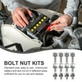 SEXAGESIMO 18pc Stainless Steel Nuts & Bolts Kit with Washers