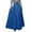 Dark Blue, variant on Letdown Women Vintage Denim Maxi Skirt Long Flowy Skirts A-line High-Waisted Denim Maxi Skirt with 4 Button Placket Jean Skirt for Women