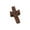 A, variant on EGNMCR Black Walnut Through My Heart Hands To Encourage Gifts For Easter Mother's Day Thanksgiving Adults And Children 1.97x0.98x0.78inches Black Walnut