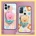 thumbnail image 2 of KBS-Phone Case For MOTO G Play 2023, Rotatable stand Waterproof Kickstand Simplicity Cute Phone lens protection Back Cover Soft Case Anti-knock Fashion Design Durable Glitter TPU Cartoon, 2 of 9