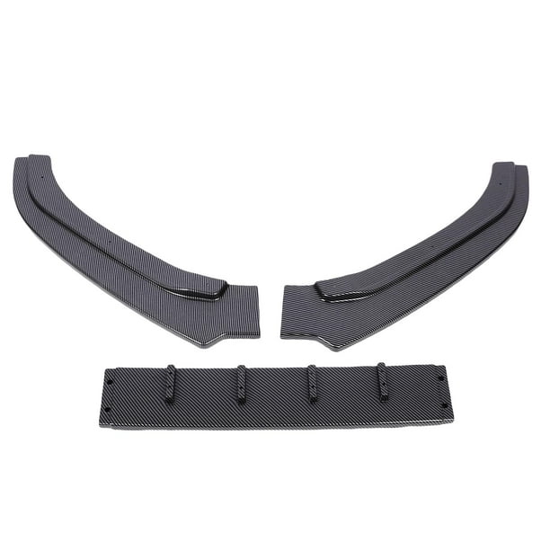 Spoiler De Labios De Parachoques Delantero 3 Secciones Parachoques Lip Bin Difuser Difuser Protector Body Body Kit Para 6C 2015-2018 Actualización De Carreras