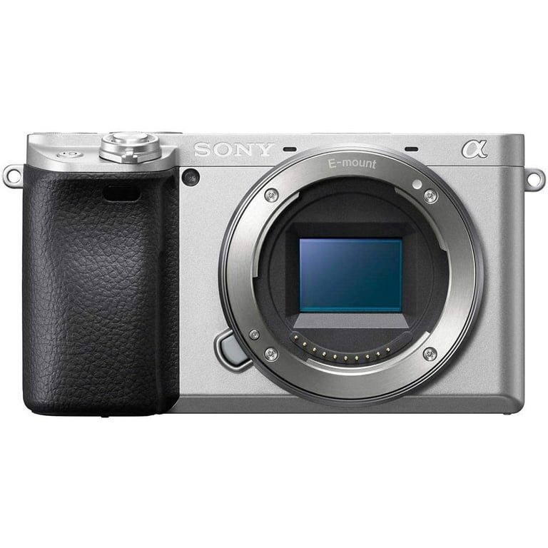 Sony Alpha a6400 Mirrorless Digital Camera (Body Only, Silver) - ILCE-6400/S