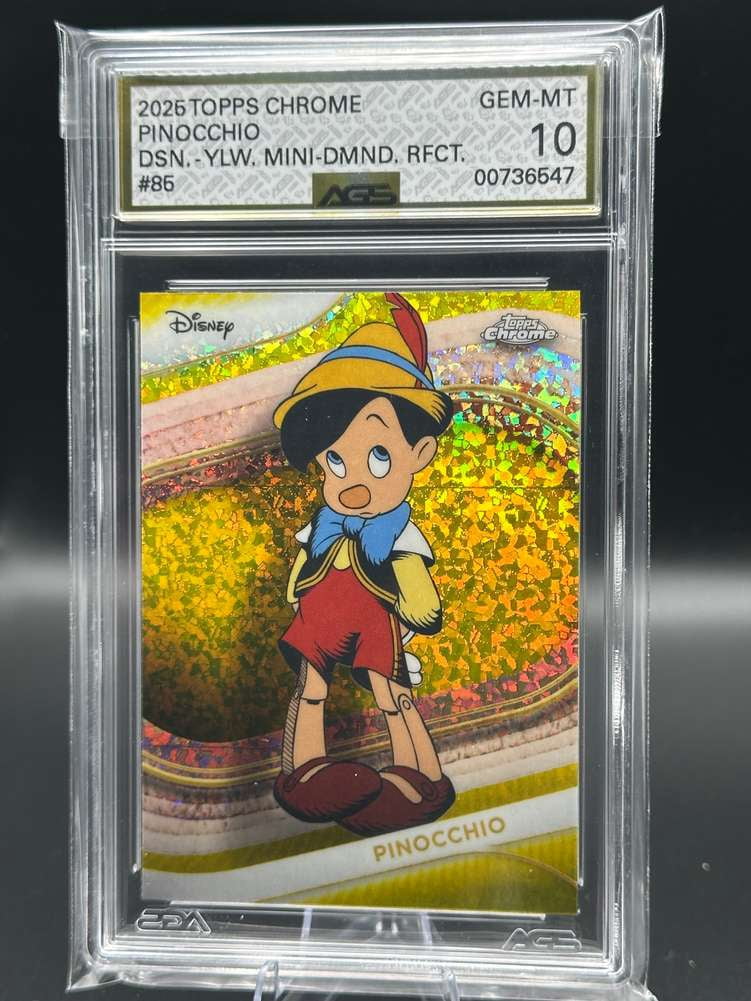 MERLIN Disney 100 REFRACTOR Card SILVER PRIZM 2023 Topps Chrome SP