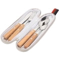 thumbnail image 2 of Miangastore 1 Set of Removable Camping Cutlery Picnic Utensils Kit Assorted Color Flatware for Parties, 2 of 9
