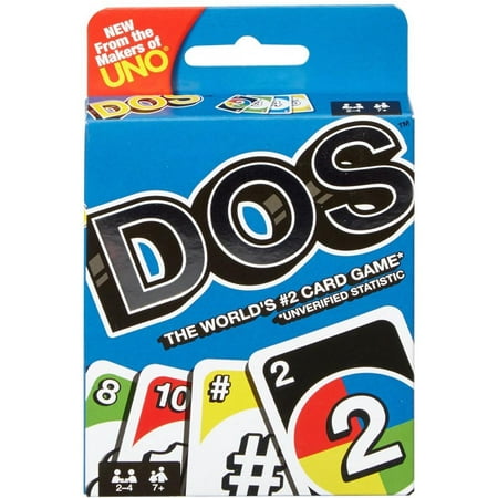DOS Card Game From the Makers of UNO for 2-4 Players Ages (Best 4 Player Card Games)