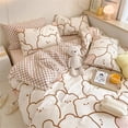 thumbnail image 2 of Kids Bedding Set No Filling Kawaii Cartoon Duvet Cover Flat Sheet Pillowcase Soft Bed Linens Dormitory Bedroom Home Textile, 2 of 7