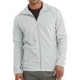 thumbnail image 3 of Men's Full-Zip Polar Fleece Jacket, Light Grey 3XL, 1 Count, 1 Pack, 3 of 4
