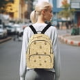 thumbnail image 7 of FORMRS Mini Backpack Purse for Women Quilted Travel Daypack Casual Shoulder Bag, Cute Bee Pattern, 7 of 7