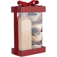 thumbnail image 2 of Hammont Elegant Clear Plastic Gift Box with Maroon Bow and Ribbon for Gifting 5"x2.5"x7.5" 6 Pack, 2 of 4